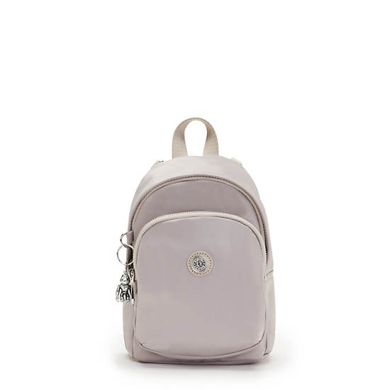 Kipling Delia Compact Metallic Convertible Hátizsák Fehér | HU 1559NW